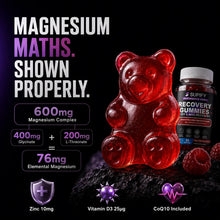 Supify Recovery Gummies magnesium maths shown properly