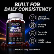 Supify Vitality Gummies built for daily consistency