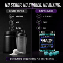 Supify Blueberry Creatine Gummies – no scoop, no shaker, no mixing